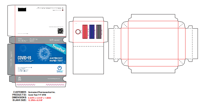 medical testing paper box